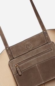 Cabas Vanessa Bruno Daily taupe - Tandem