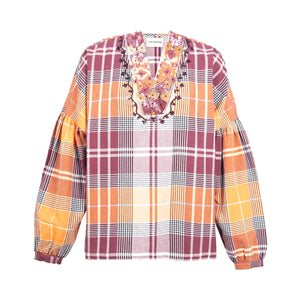 Blouse V de vinster Mia
