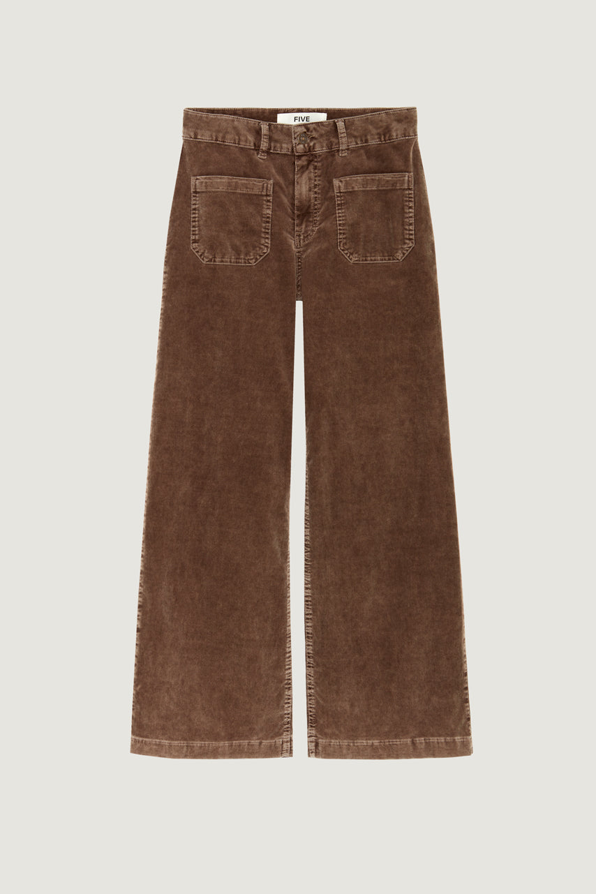 Pantalon Lucia Velours Mushroom