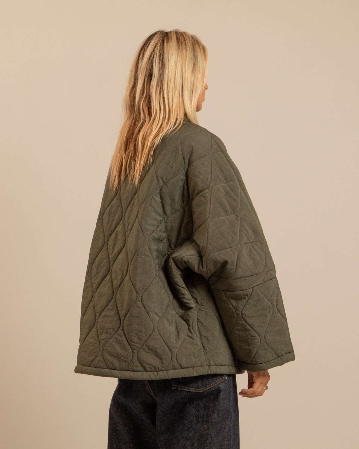 Veste Chicago nylon kaki