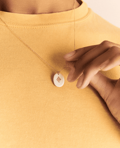 Collier Pascale Monvoisin Gina blanc - Tandem