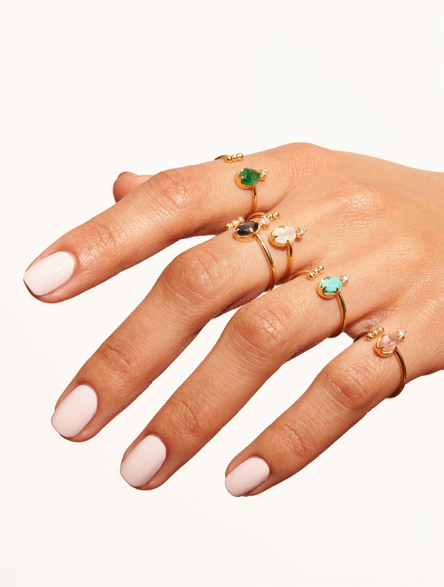 Bague Mani - Quartz Fraise