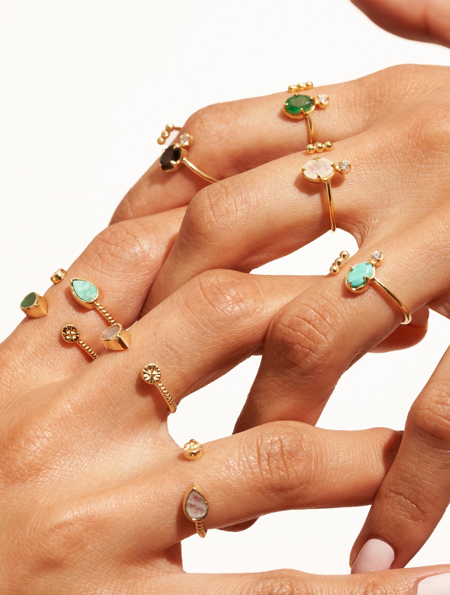 Bague Mani - Quartz Fraise