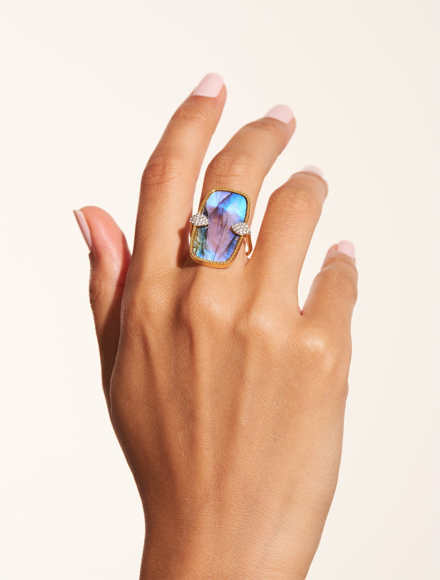 Bague Sangha - Labradorite