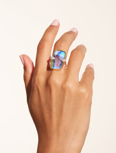 Bague Sangha - Labradorite
