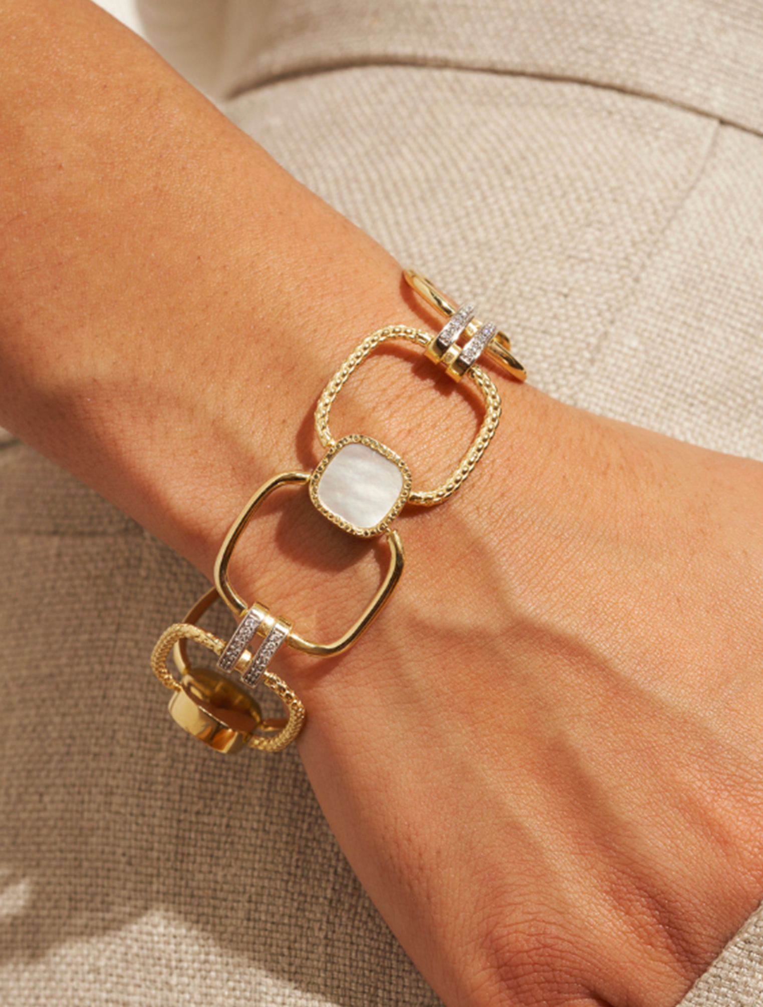Bracelet Kaïa - Nacre