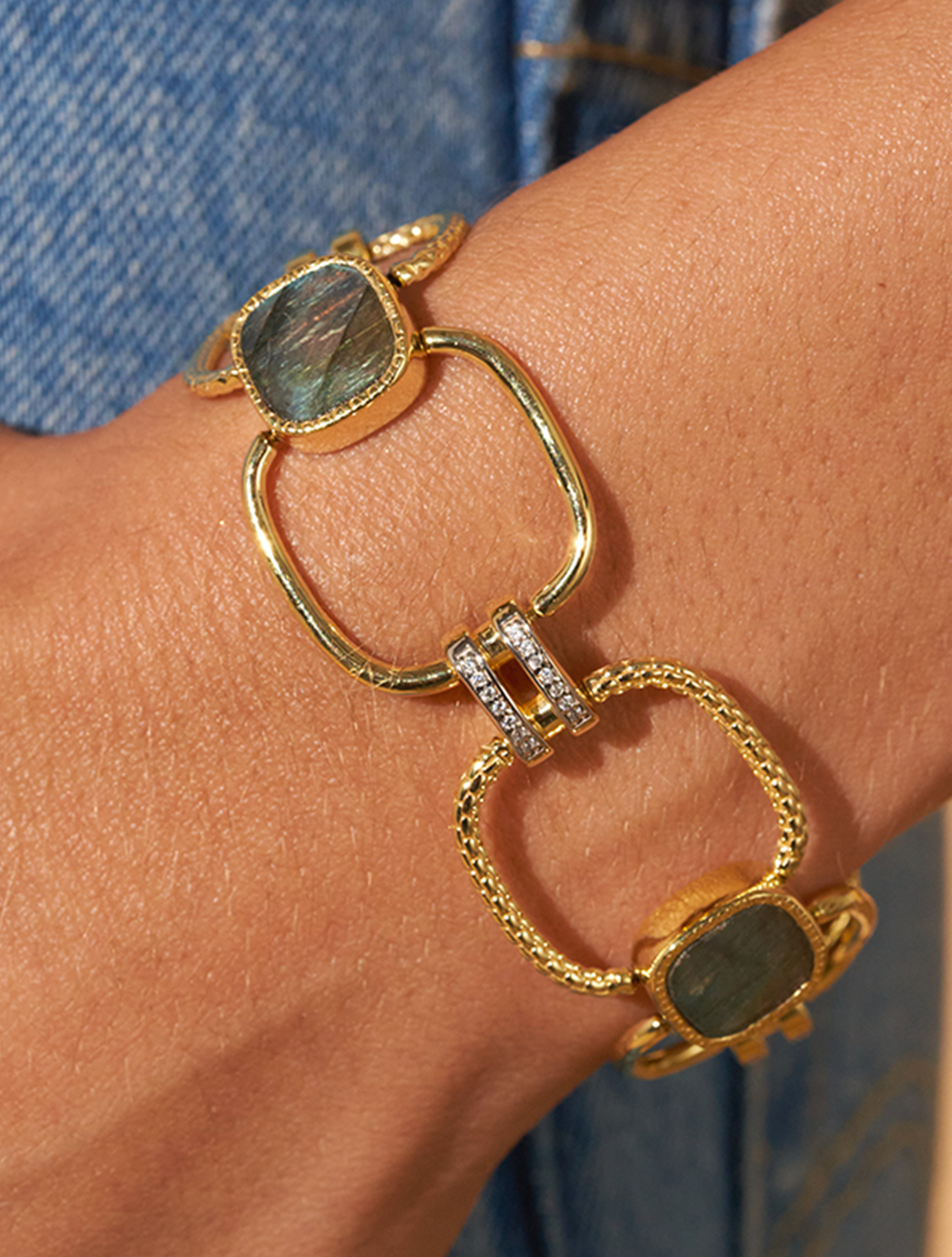 Bracelet Kaïa  - Labradorite