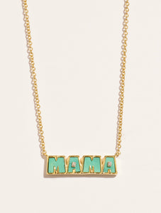 Collier Mama - Turquoise
