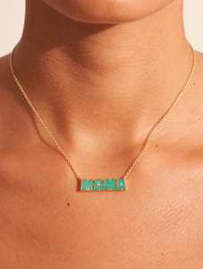Collier Mama - Turquoise