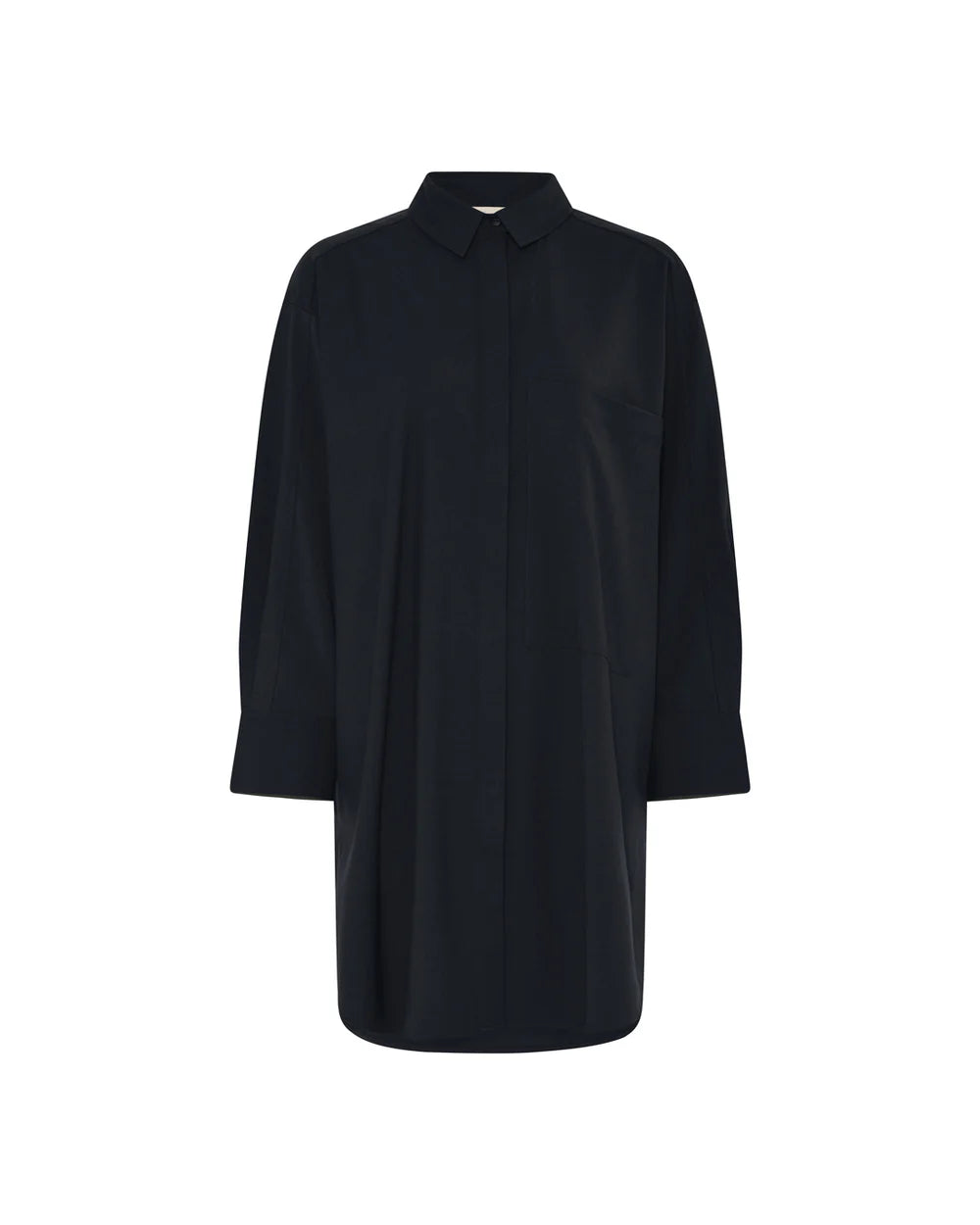 Robe Frau Lyon laine marine