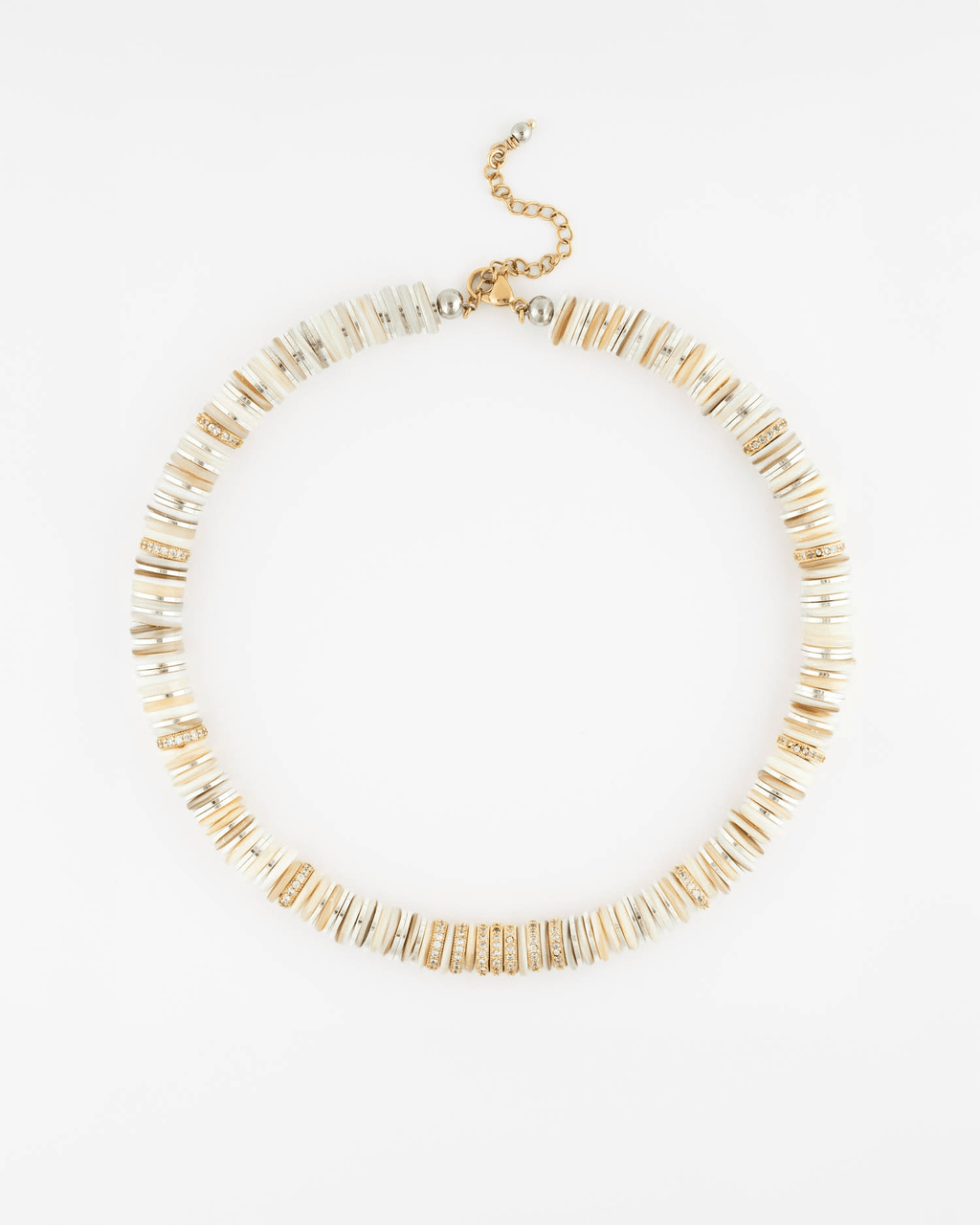 Collier Sygal Rondelle crème - Tandem