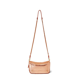 Sac Jérôme Dreyfuss Bobi S lamé rose - Tandem