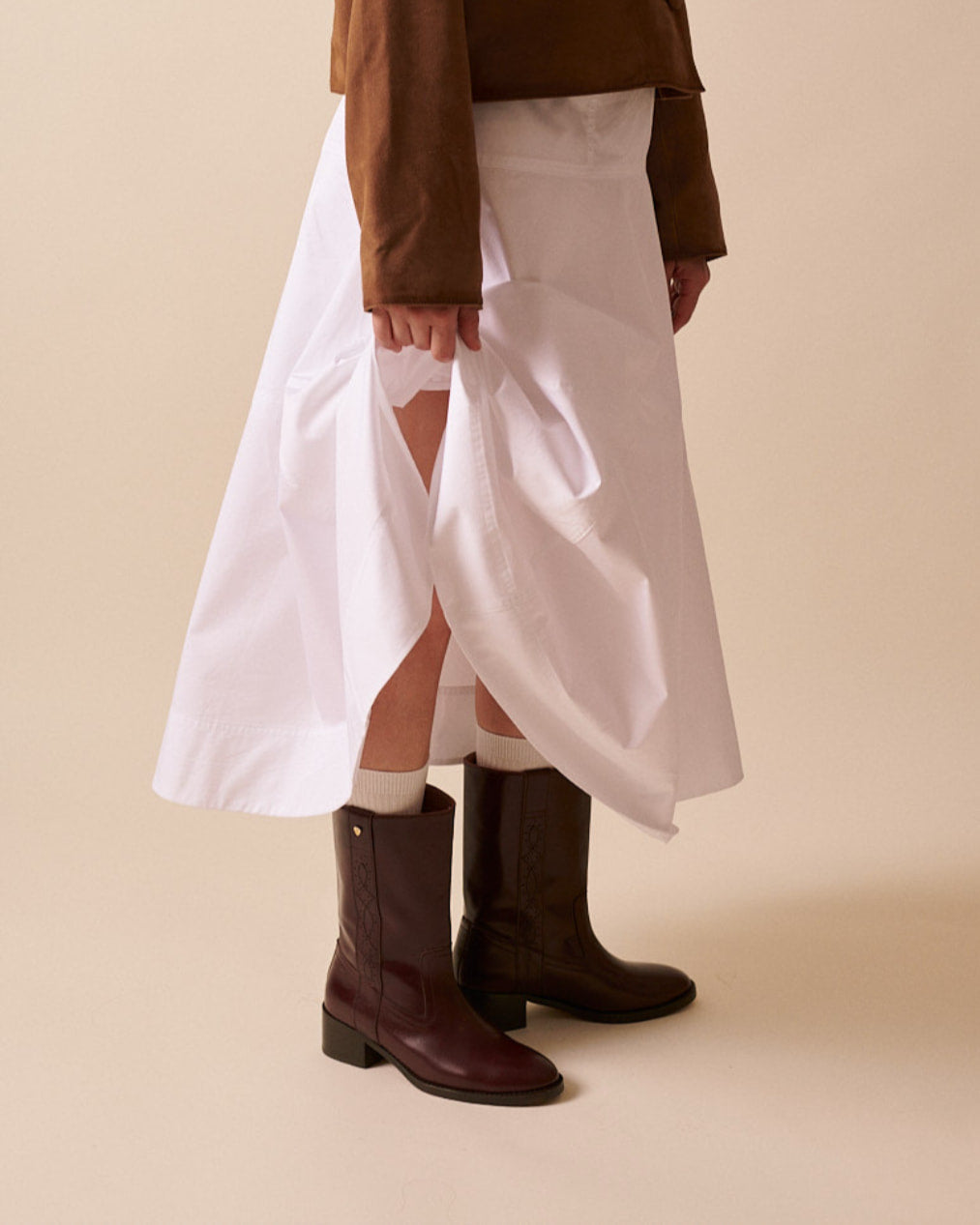 Bottes Socque Dune choco