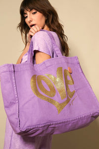 Tote Bag One Tee violet - Tandem