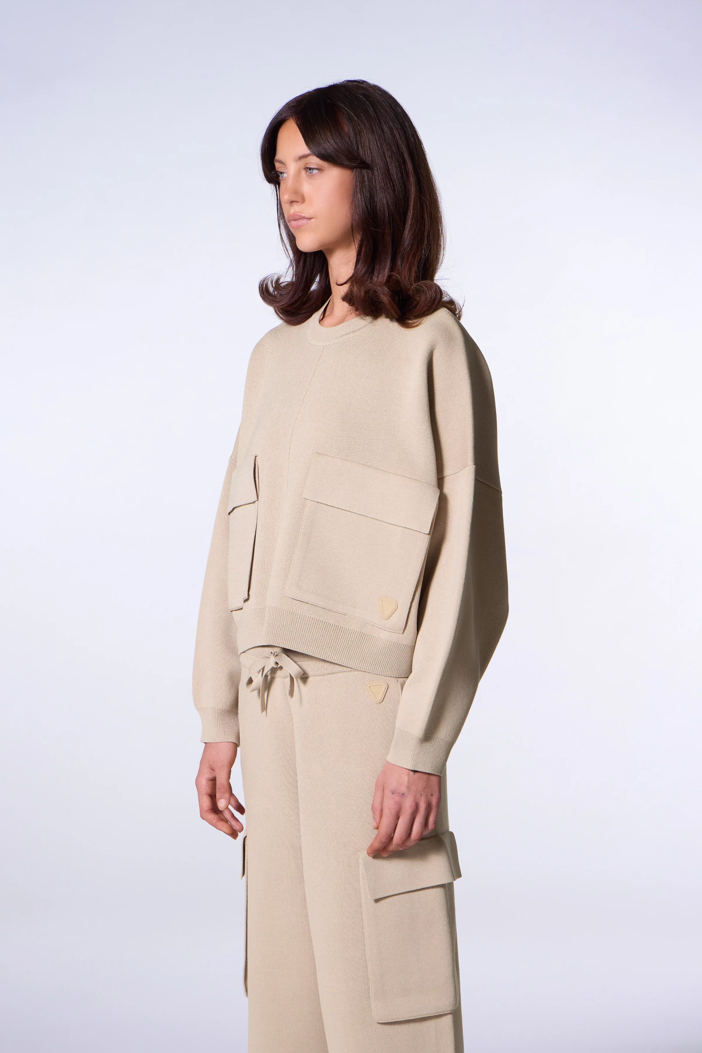 Pull Gertrude Chandler daim