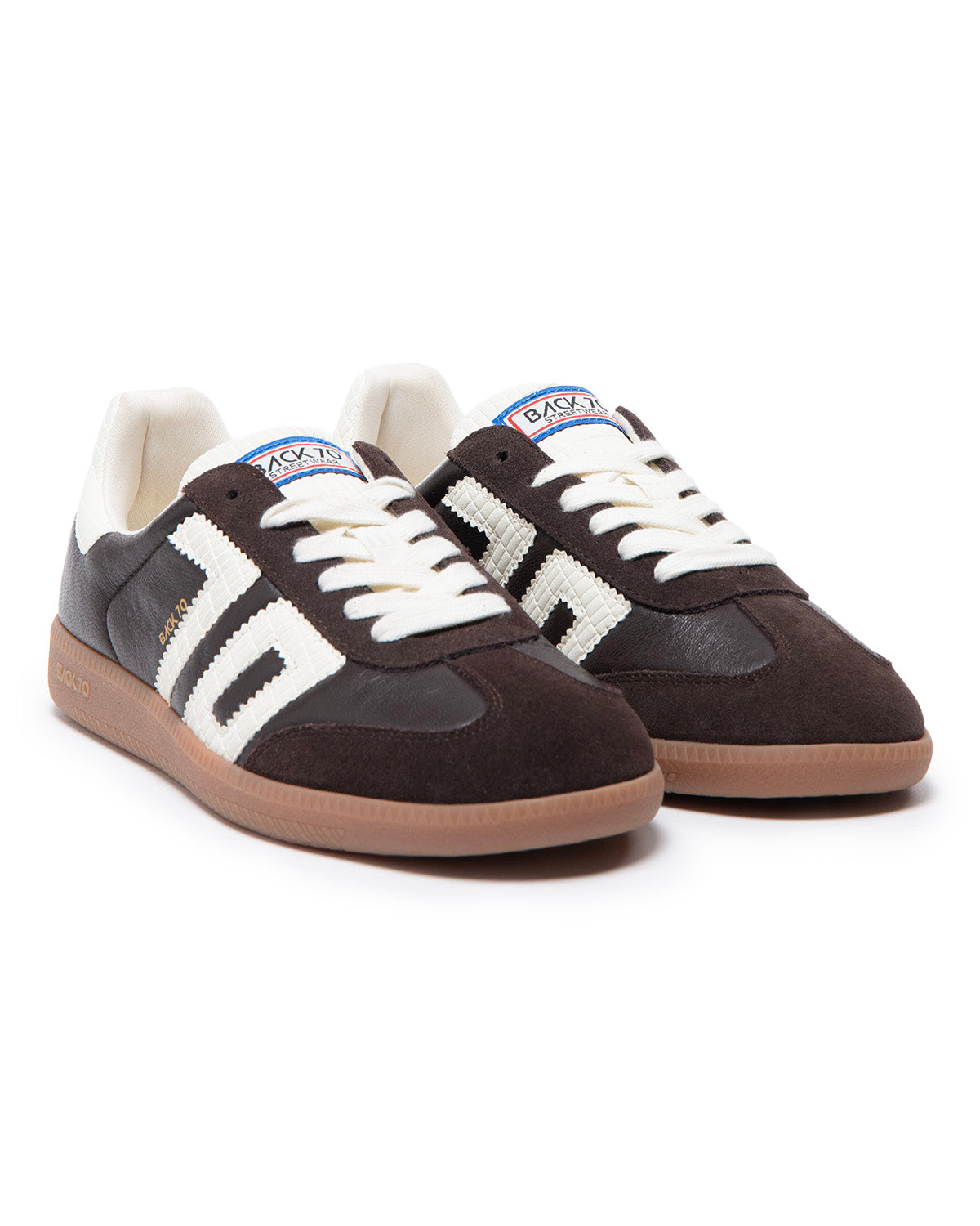 Basket BACK 70 cuir choco
