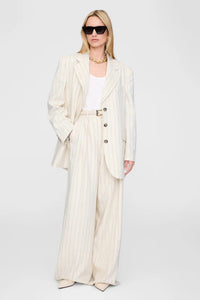 SARA BLAZER - CREAM AND BLACK STRIPE - Tandem