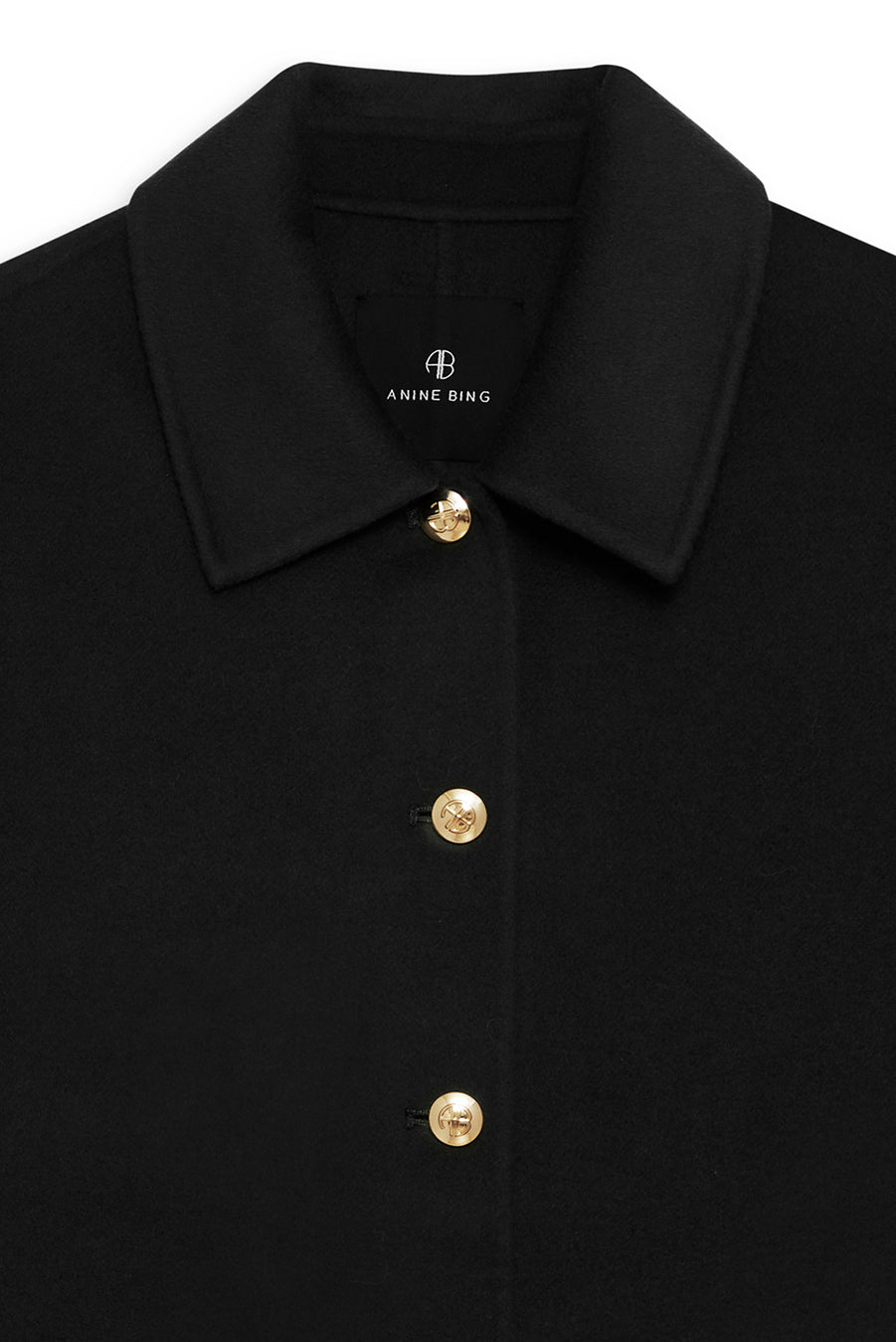 LUCA JACKET - BLACK CASHMERE BLEND