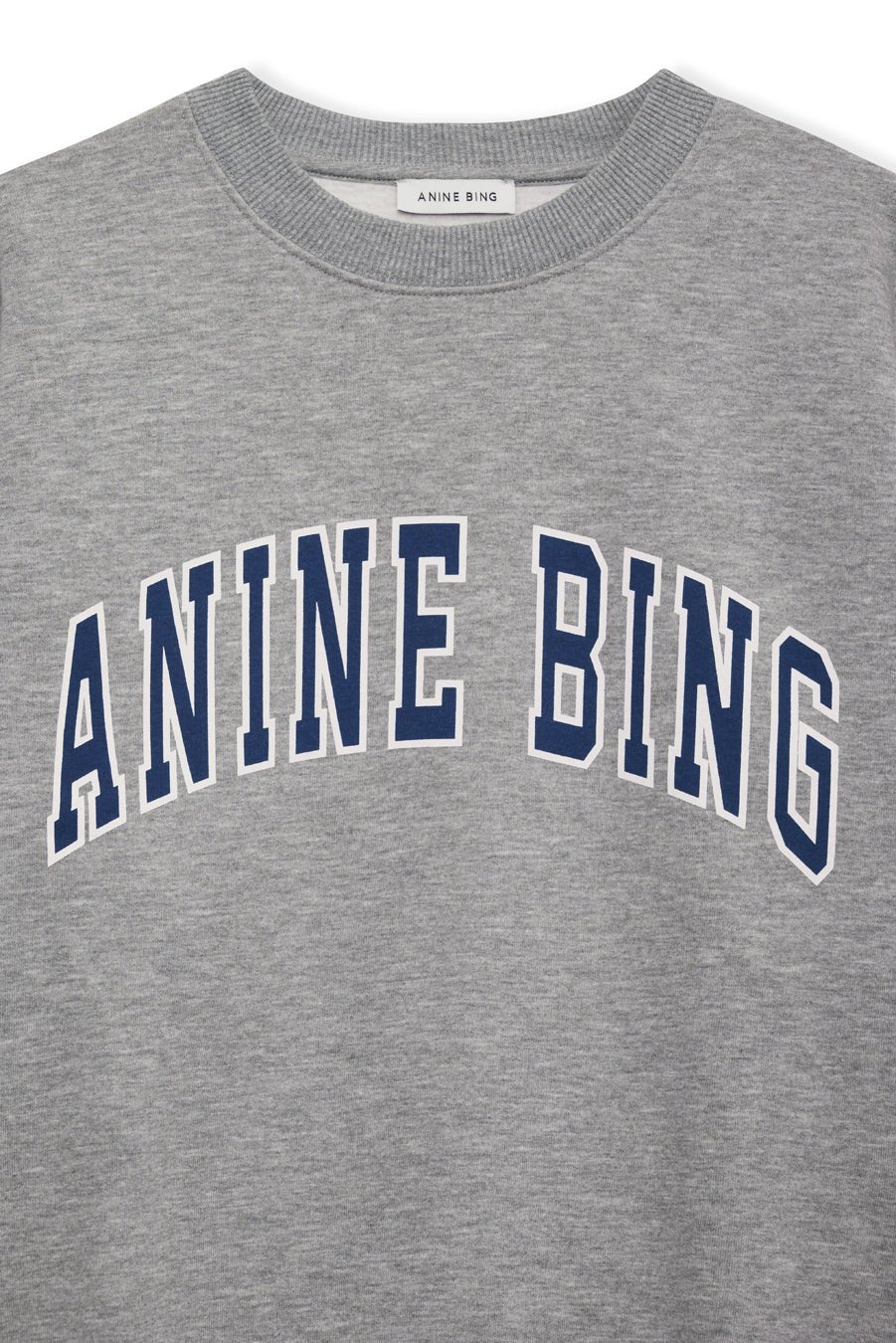 SPENCER SWEATSHIRT ANINE BING - MEDIUM HEATHER GREY - Tandem