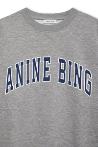 SPENCER SWEATSHIRT ANINE BING - MEDIUM HEATHER GREY - Tandem