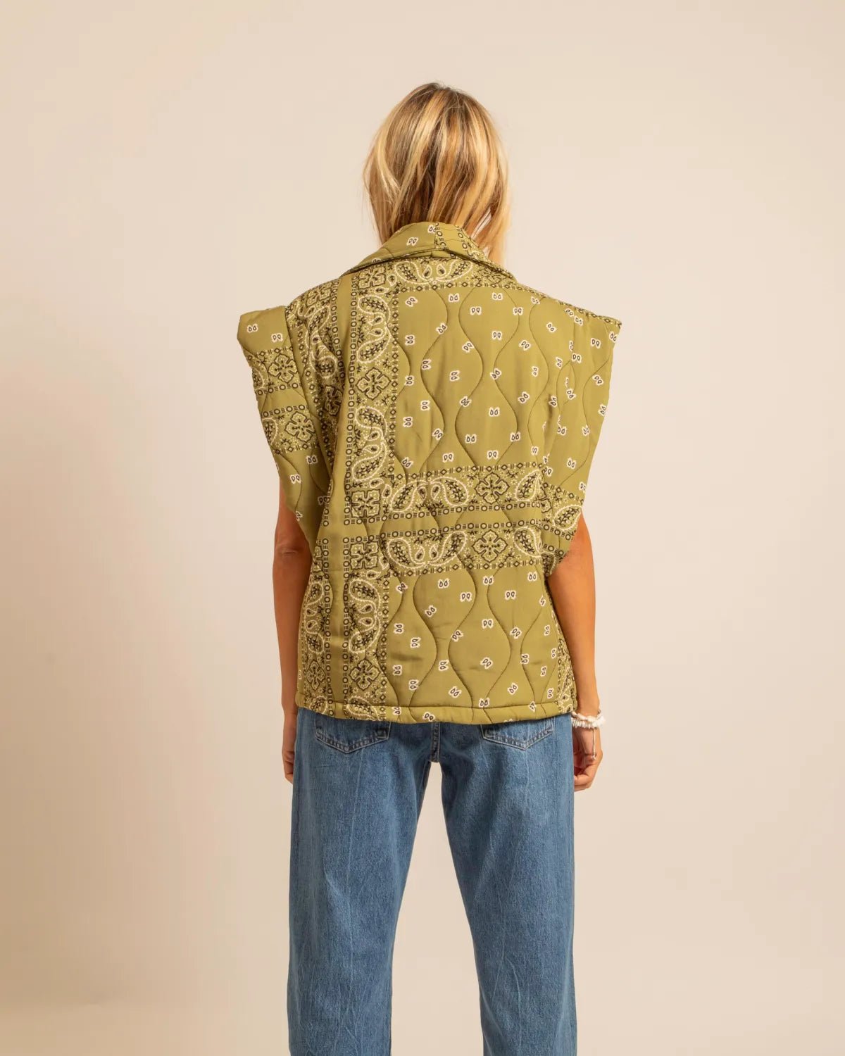 Kimono AOKYANOS Brooklyn bandana olive - Tandem