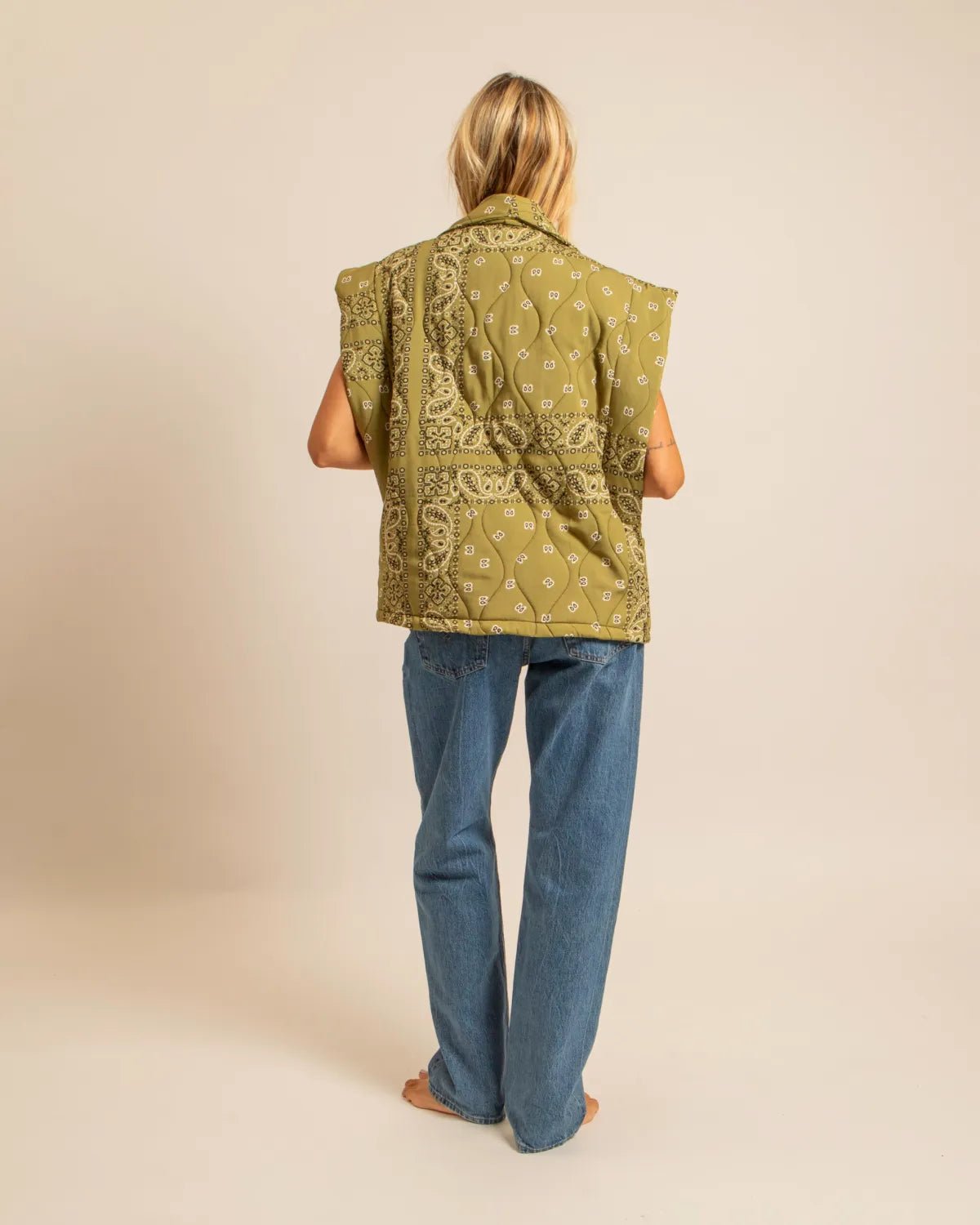 Kimono AOKYANOS Brooklyn bandana olive - Tandem