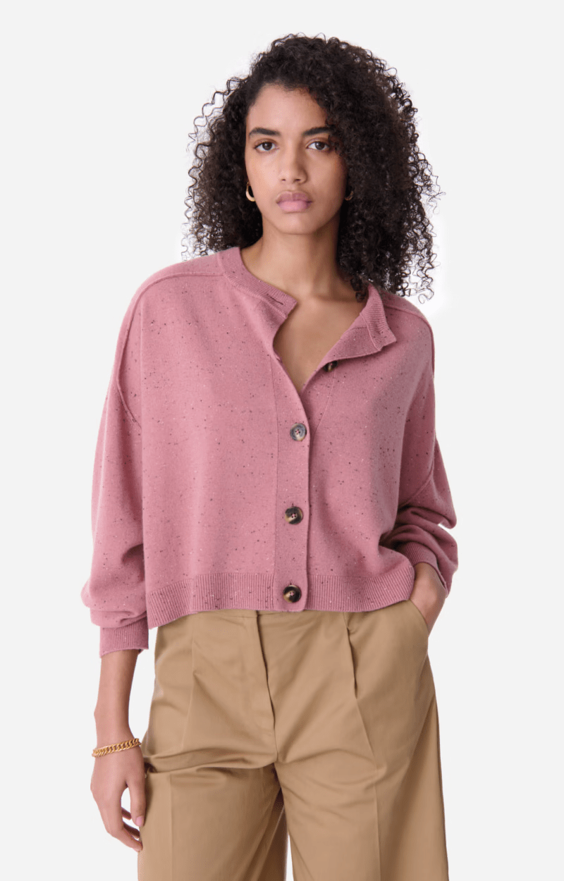 Gilet Vanessa Bruno Douve vieux rose - Tandem
