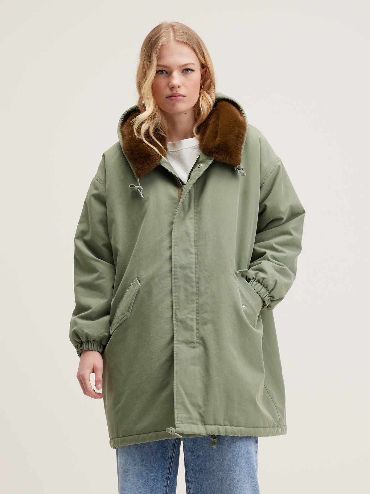 Parka Bellerose Laos eucalyptus - Tandem