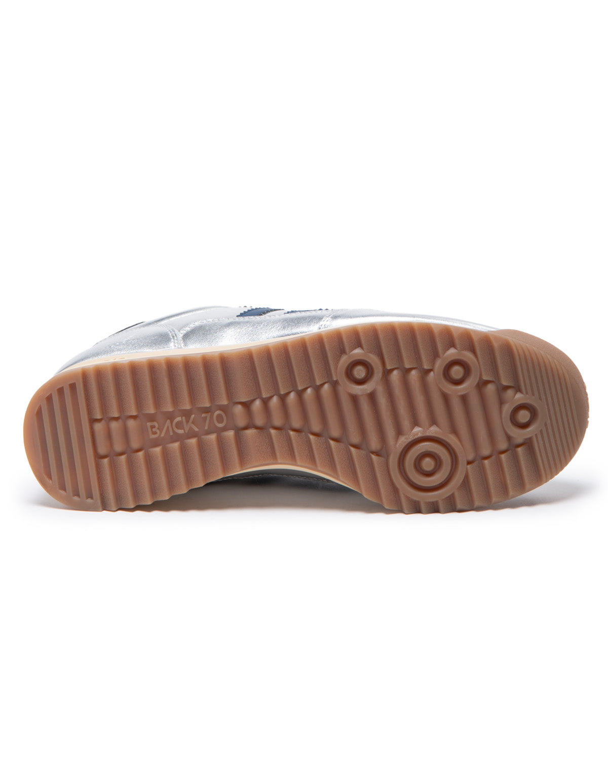 Basket Back 70 jogger métallisé argent