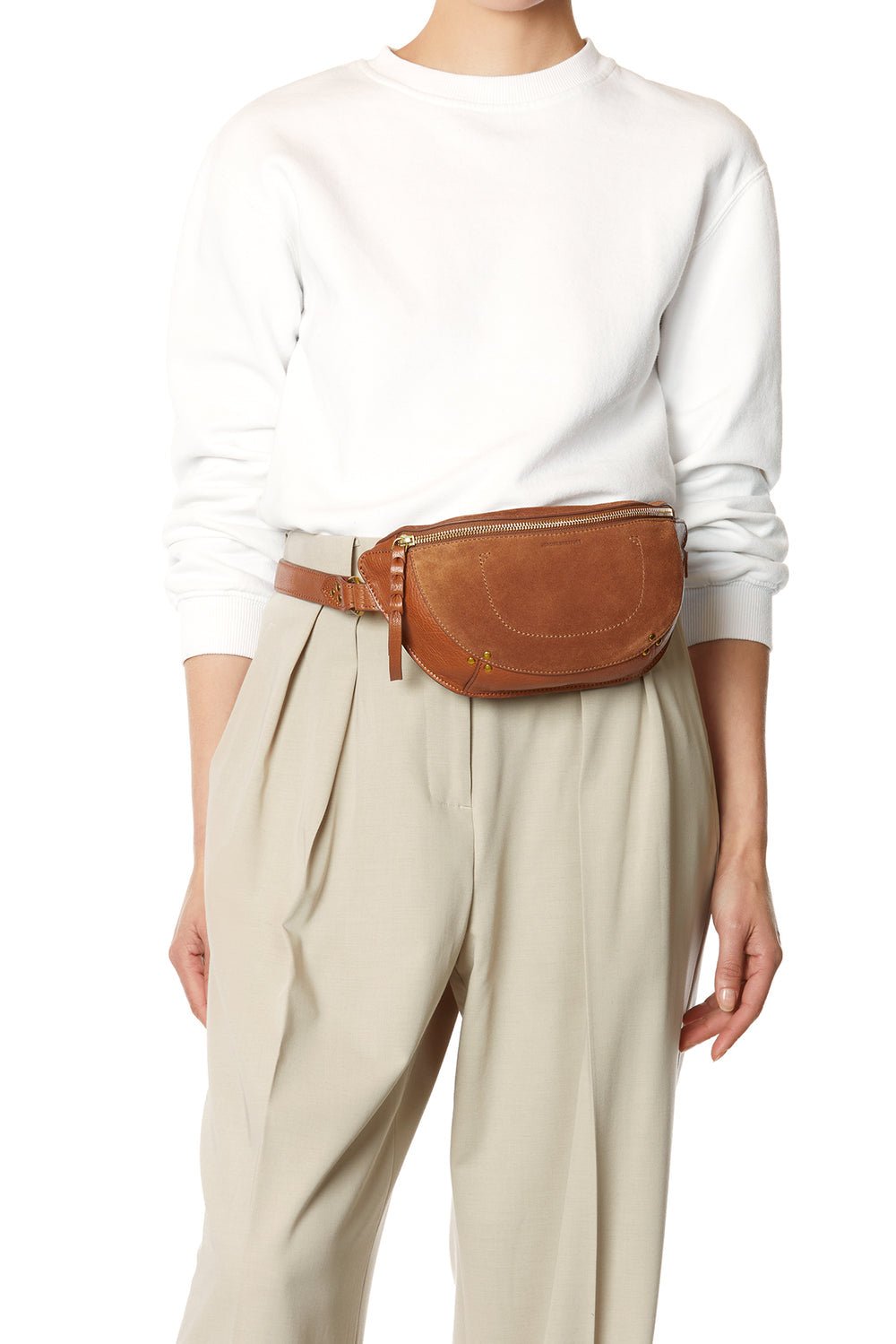 Sac Jérôme Dreyfuss Lino caramel - Tandem