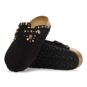 Sabot Birkenstock Boston Rivet noir