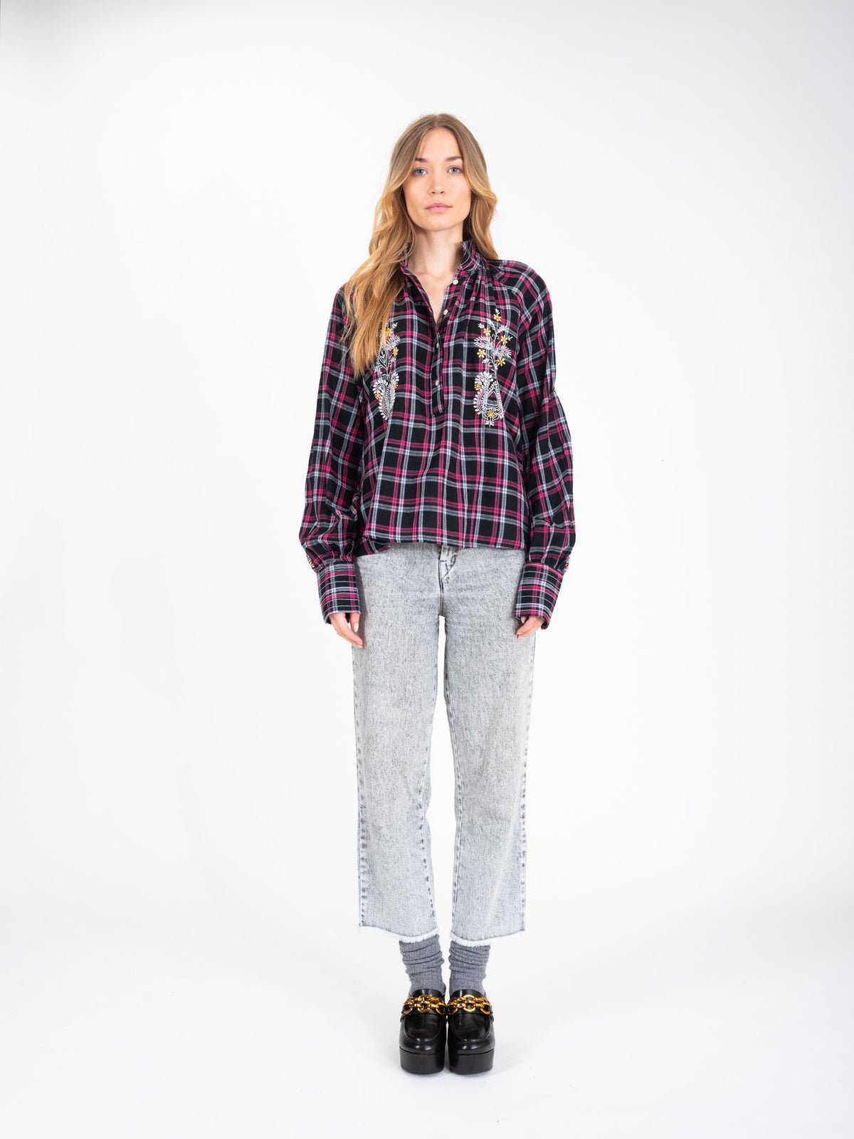 Blouse V de Vinster Tartan