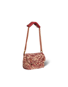 Sac Jérôme Dreyfuss Lulu S raphia rouge