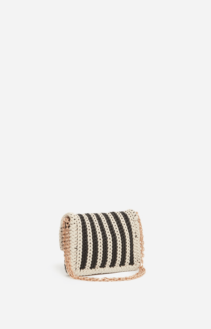 Sac Vanessa Bruno Moon cuir tressé - Tandem