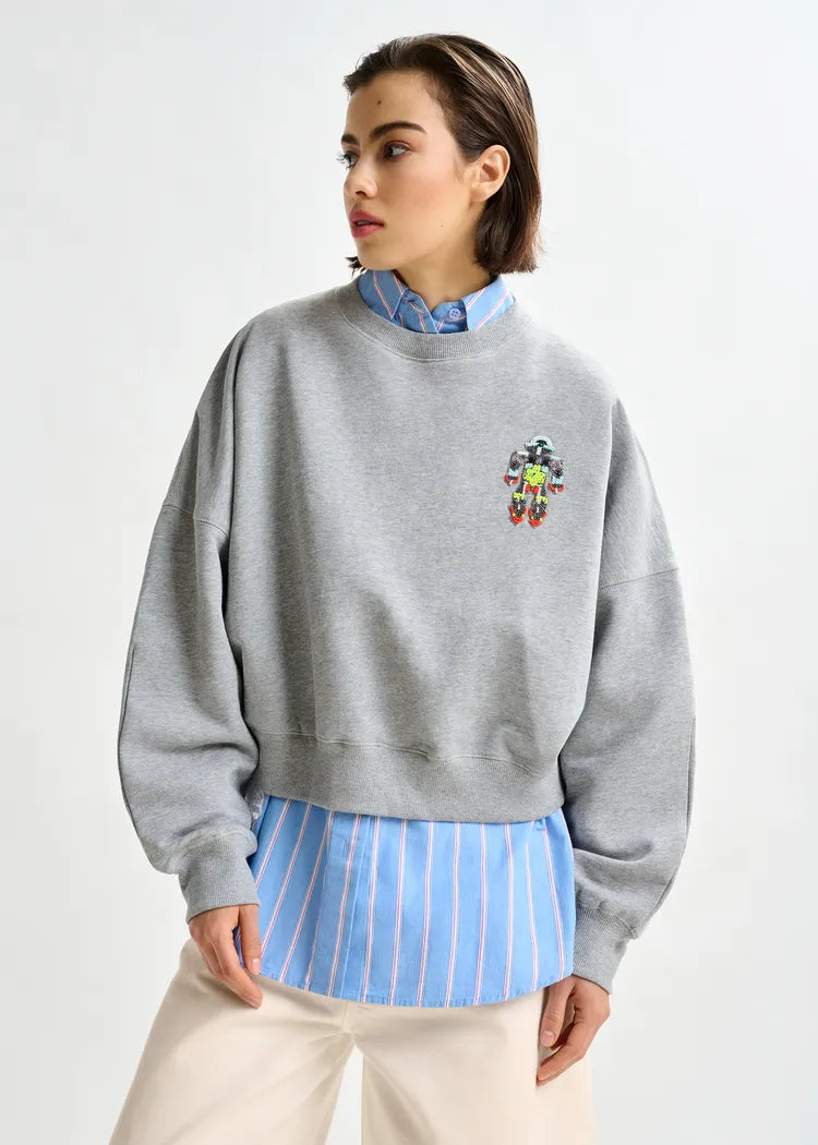 Sweat ESSENTIEL ANTWERP Ibernatus gris