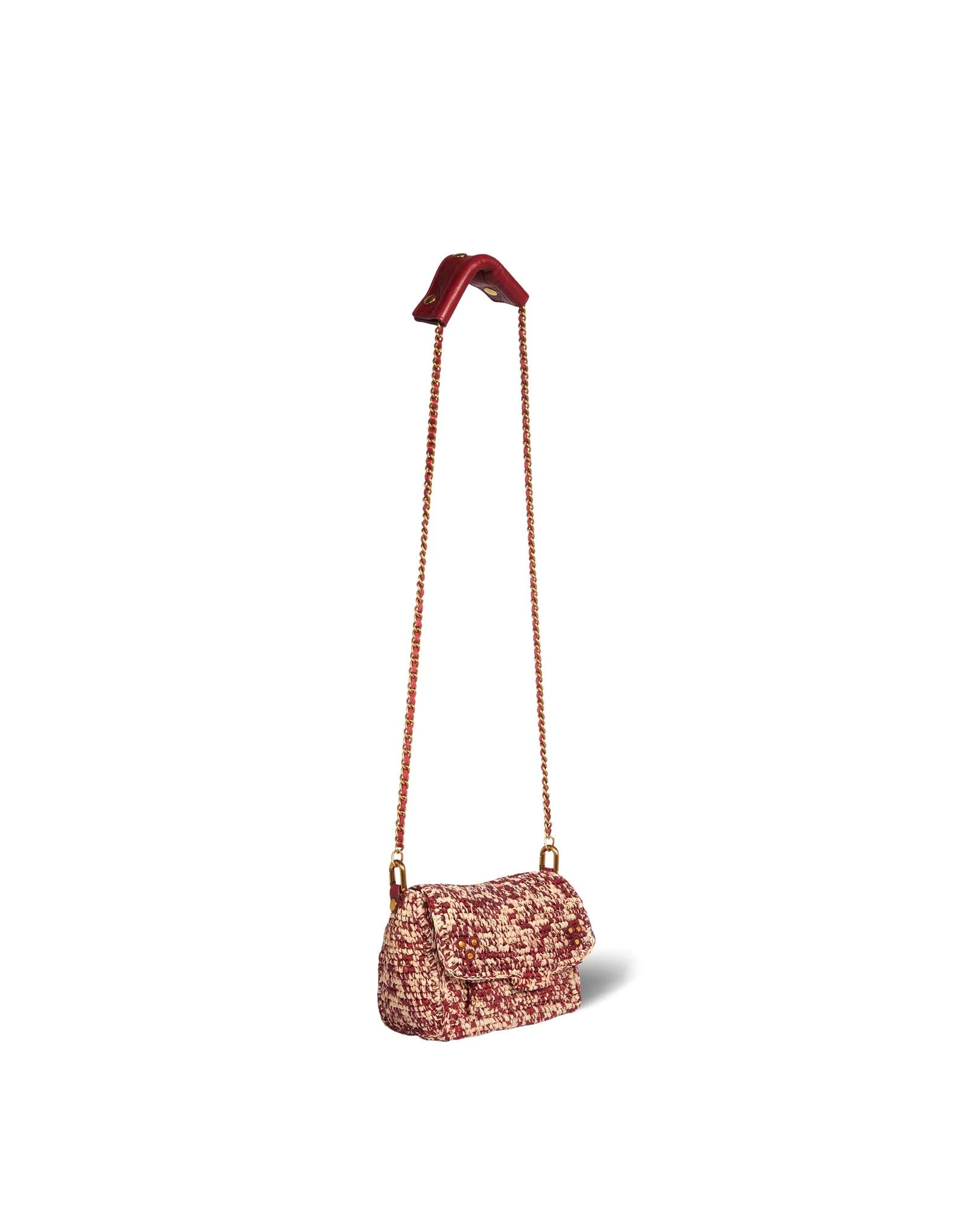 Sac Jérôme Dreyfuss Lulu S raphia rouge