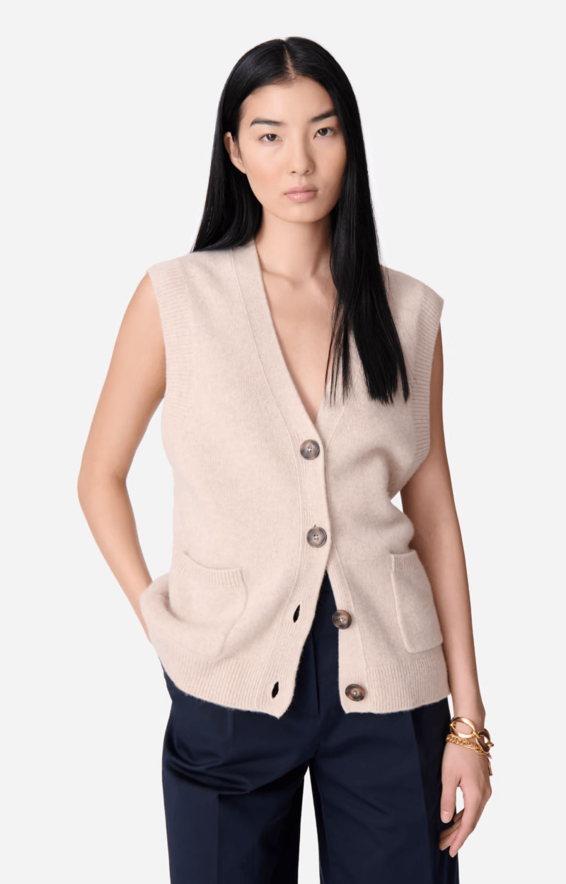 Gilet Vanessa Bruno Dashley écru - Tandem