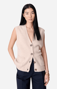 Gilet Vanessa Bruno Dashley écru - Tandem