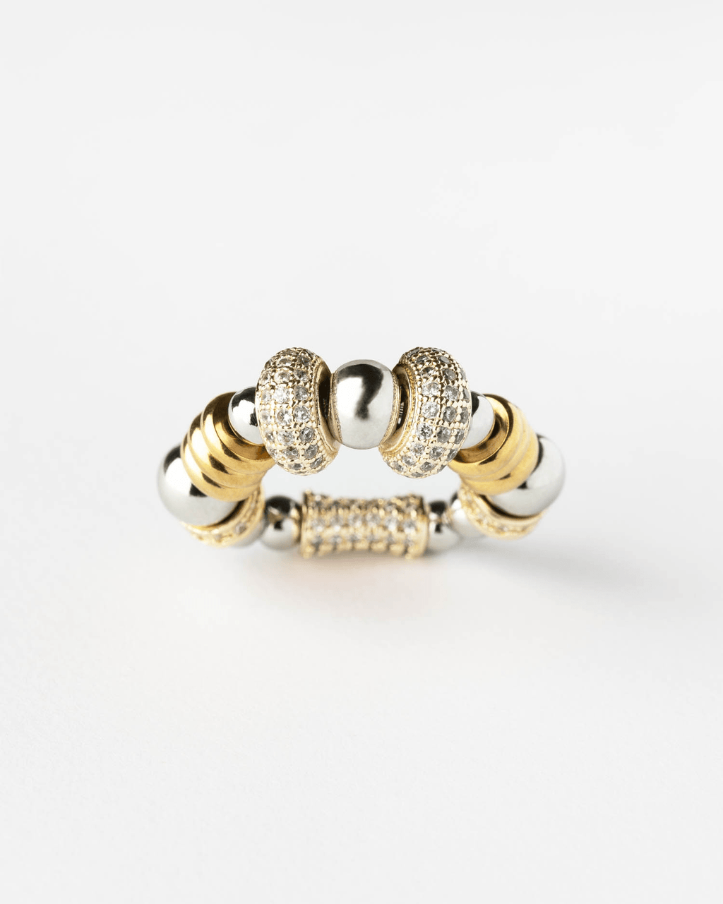 Bague Sigal Nefertiti double doré - Tandem