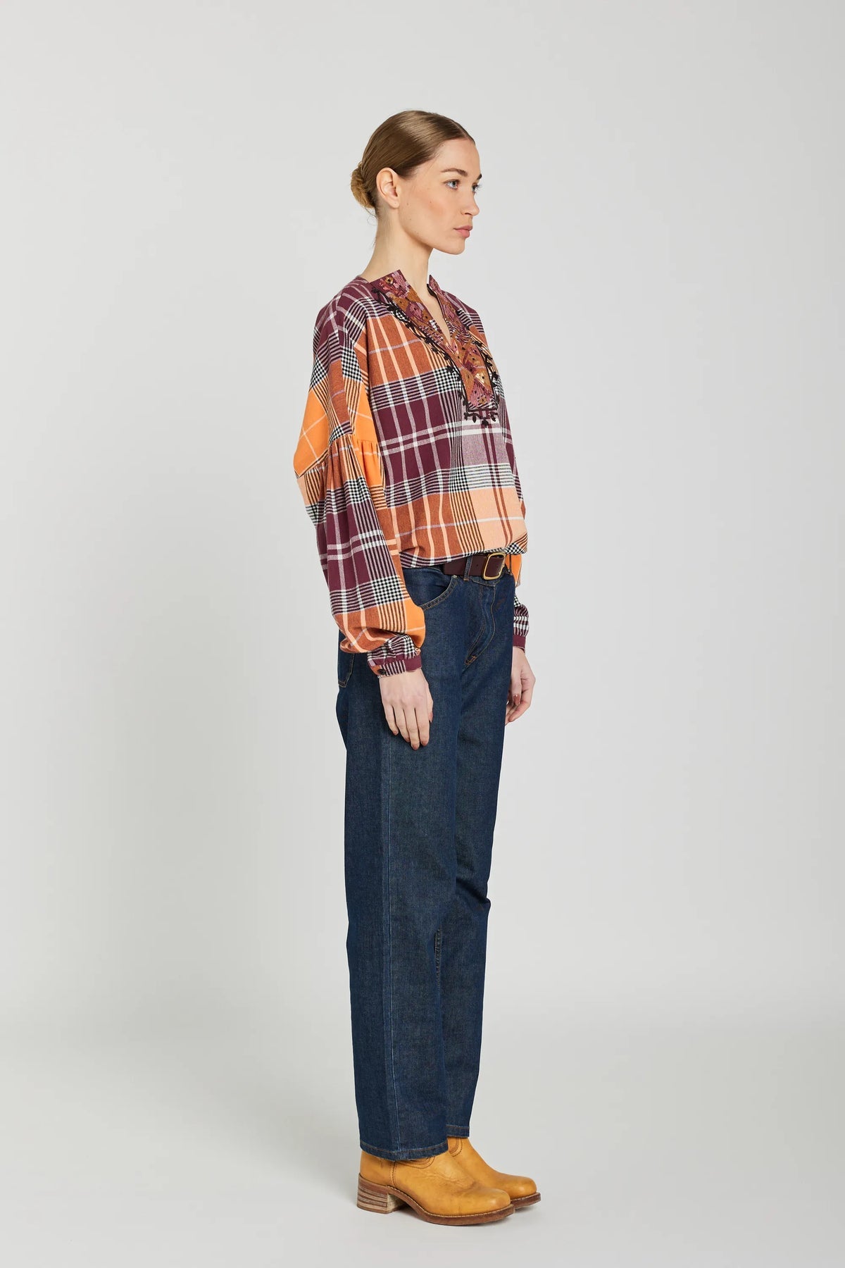 Blouse V de vinster Mia