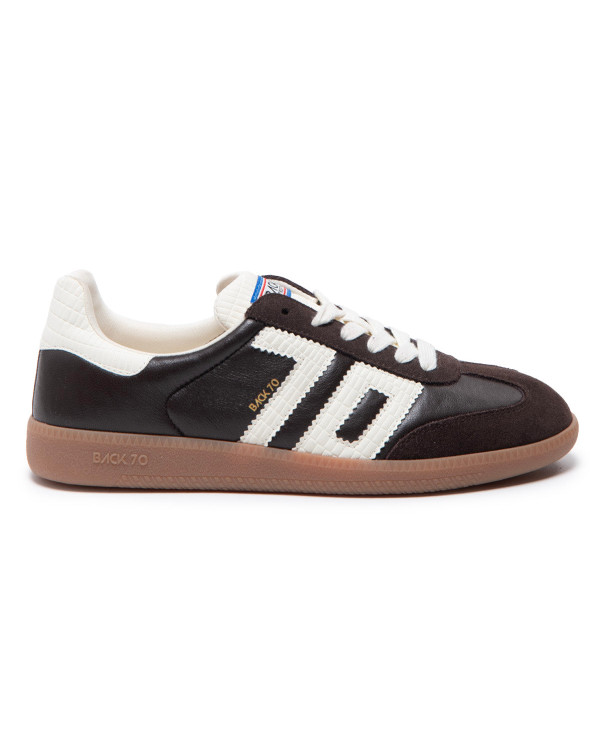 Basket BACK 70 cuir choco