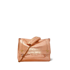 Sac Jérôme Dreyfuss Lulu M lamé rose - Tandem