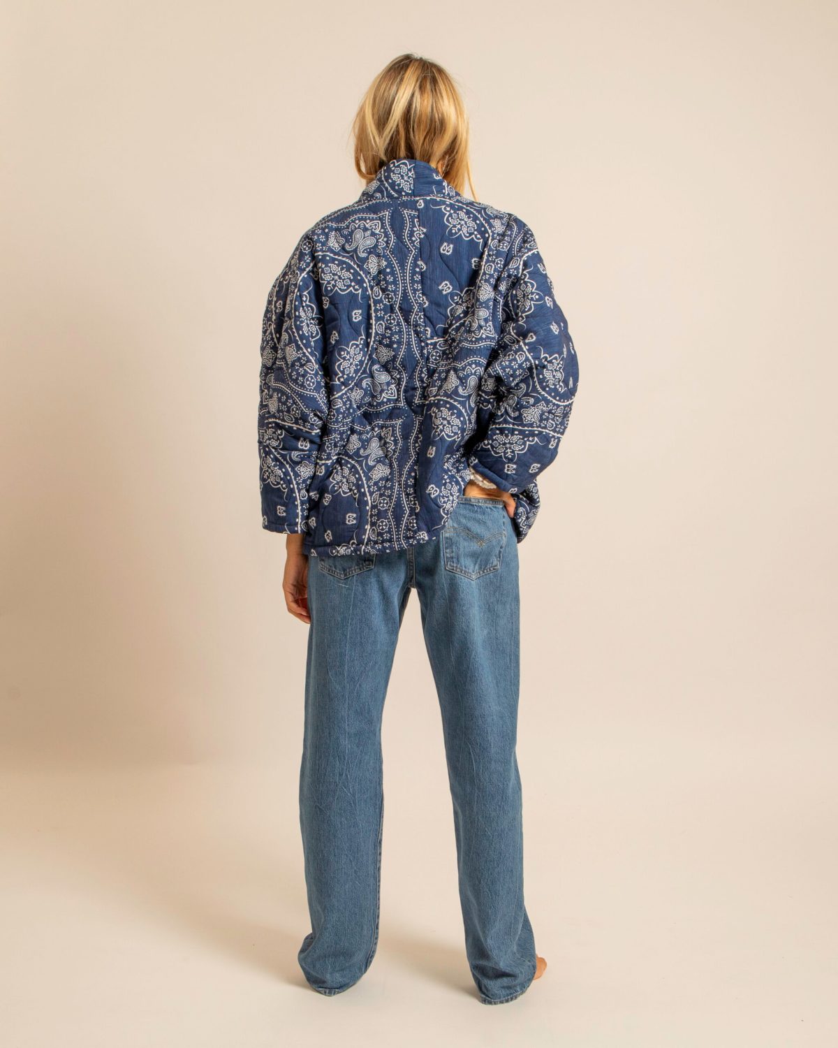 Kimono Aokyanos Chicago bandana bleu