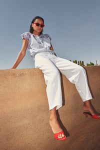 Pantalon by - bat Begum blanc - Tandem