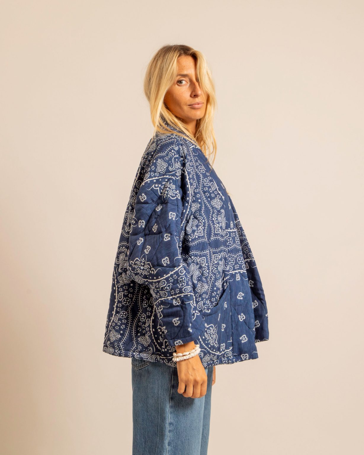 Kimono Aokyanos Chicago bandana bleu