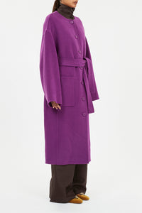 Fernanda Double Faced Wool Oversized Coat