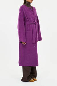 Fernanda Double Faced Wool Oversized Coat
