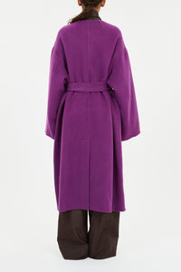 Fernanda Double Faced Wool Oversized Coat