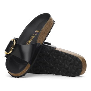 Sandales Birkenstock Madrid big buckle noir - Tandem
