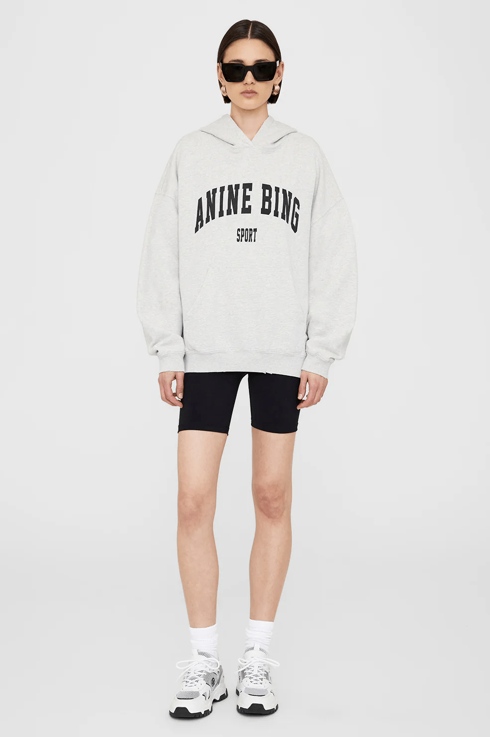 Sweat Anine Bing Harvey gris chiné - Tandem